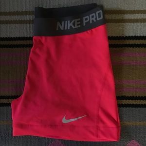 Neon pink Nike elite spandex!!